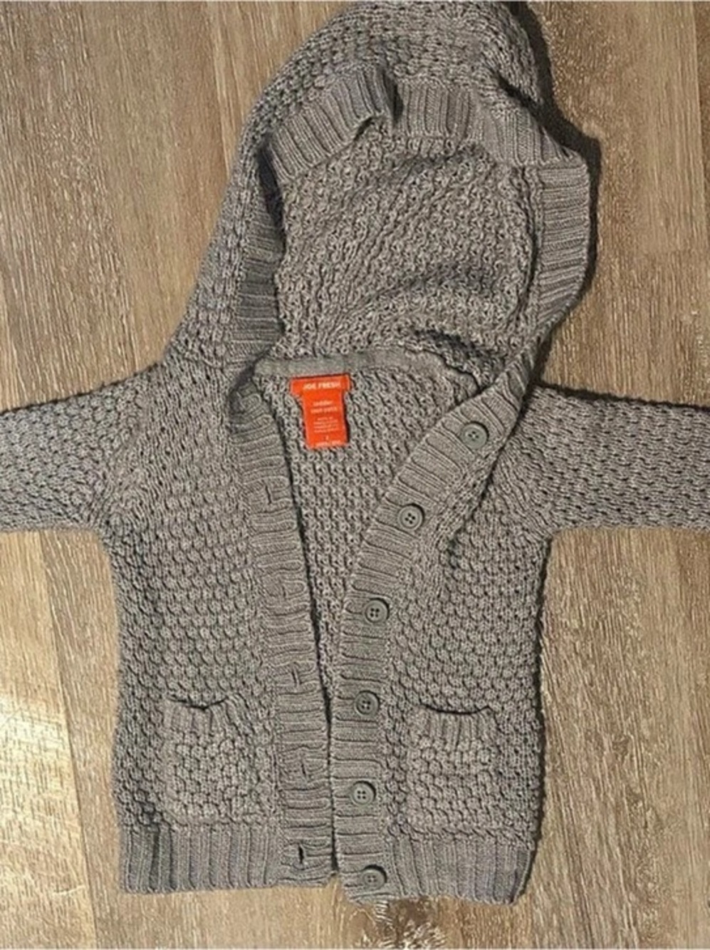 Joe Fresh Girls Hooded Cardigan Size 2